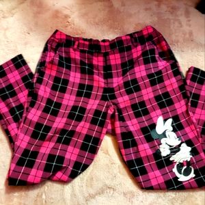 Pink plaid pants